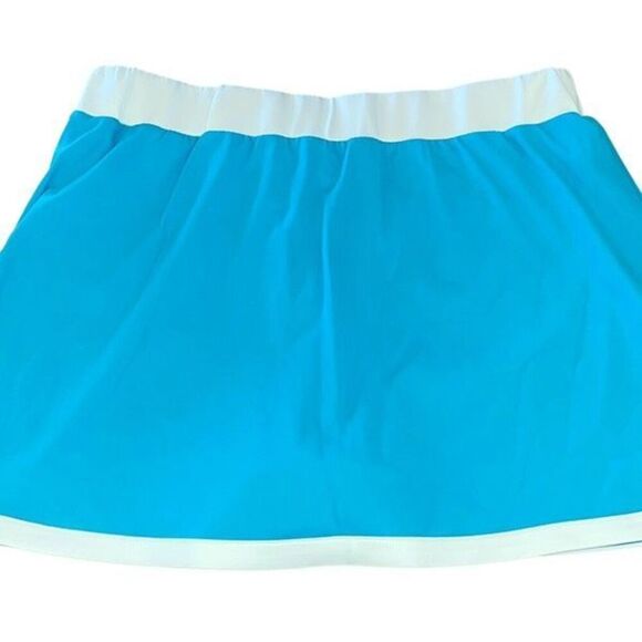 Addison Bay Womens Contrast Trim Rally Golf Tennis Athletic Skort Blue Medium NW - Picture 1 of 8